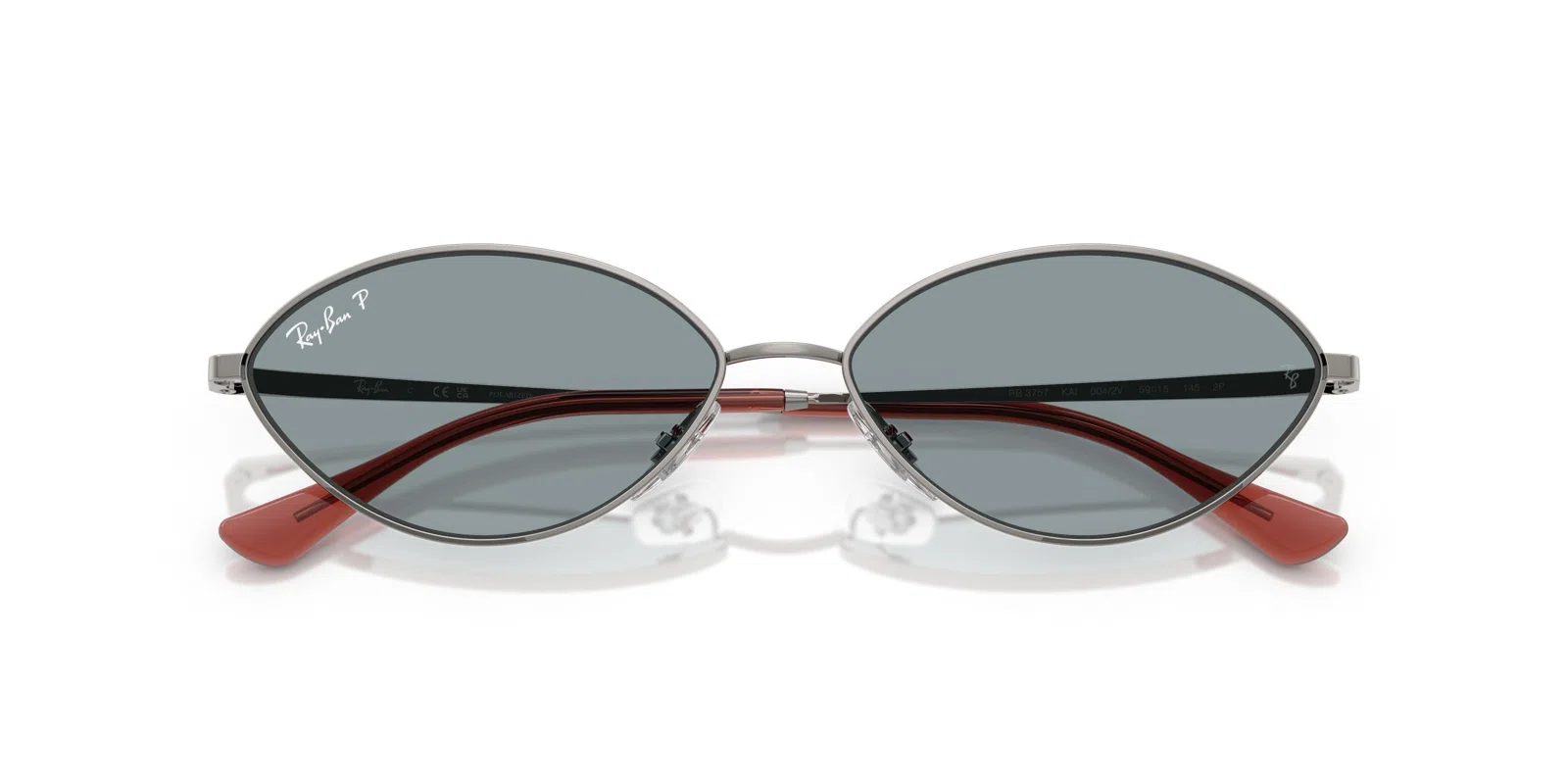 Ray-Ban Kai 3757 Sunglasses - Pale Gold - view 29